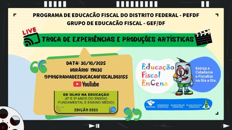 Capa da notícia: Alunos do GDF aprendem sobre a Educação Fiscal
